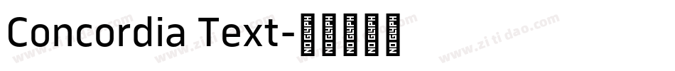 Concordia Text字体转换